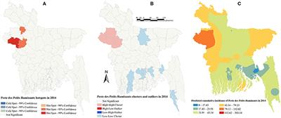 Peste des Petits Ruminants Risk Factors and Space-Time Clusters in Bangladesh